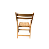 Wood Slatted Folding Chair