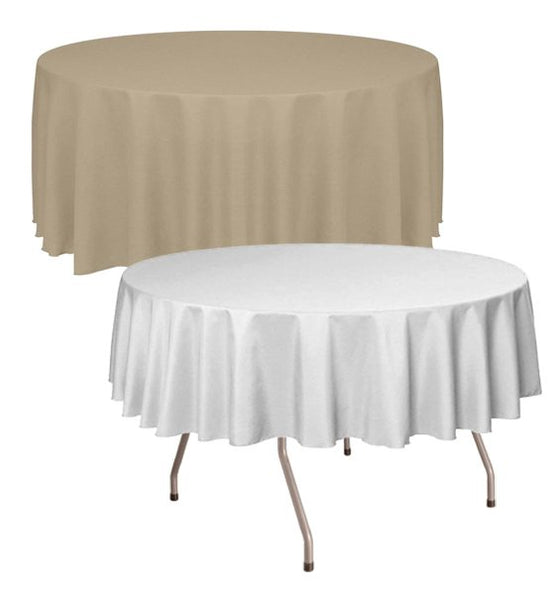 Poplin Round Tablecloth