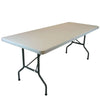 TitanPRO Plastic Folding Table - 6' x 30" Banquet