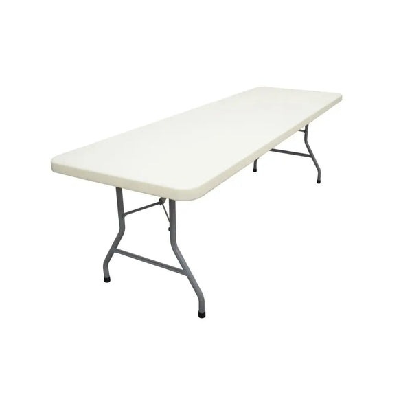 TitanPRO Plastic Folding Table - 8' x 30" Banquet