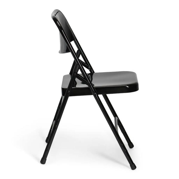 TitanPRO Premium Triple-Braced Steel Folding Chair – Advanced Stanchions