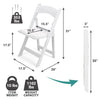 TitanPRO Resin Folding Chair